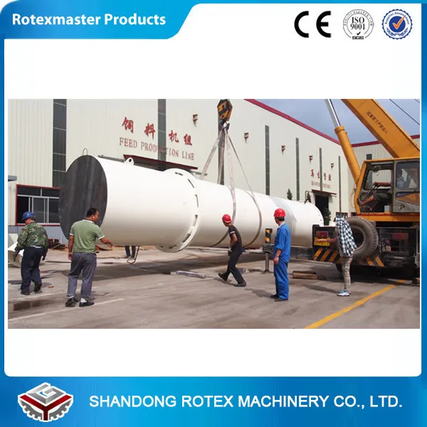 Rotex Master Rotary Dryer YGHG 3.0*24*1 Drum Dryer High Performance Industrial Sawdust Rice Husk Silk Materials Drying Equipment