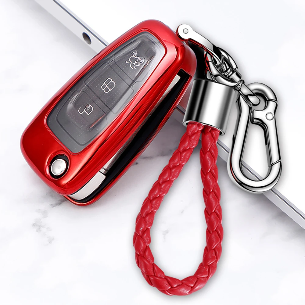 Best Price High Quality TPU Key Cover Easy To Clean Car Key Shell For Ford 3/5 Buttons