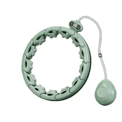 Weighted Hula Fitness Hoop for Adults Weight Loss Smart Exercise Infinity Hoop for Women 20 Detachable Knots Adjustable hoops