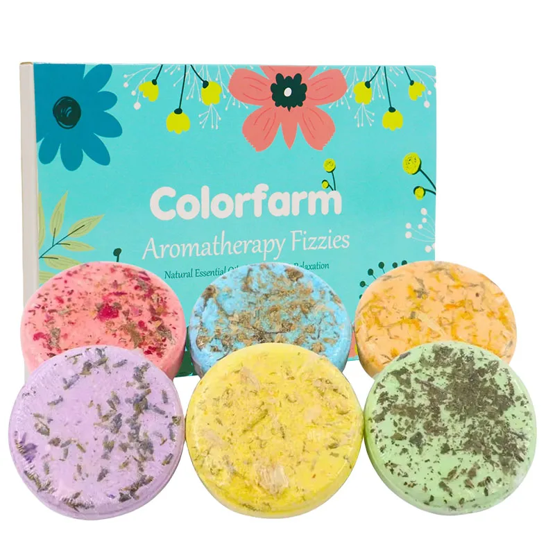 Wholesale Oem Long Lasting Shower Tablets Perfumes Organic Essential Oil Relax Shower Steamers Aromatherapy for Custom Fragrance