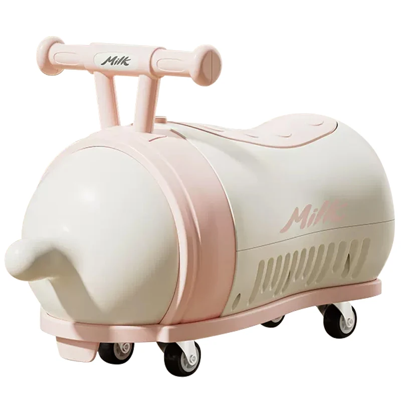 Custom Wholesale New Design Baby Toddler Swing Car Baby Toys Electric Ride On Car Plastic Kids Wiggle Swing Car For Children