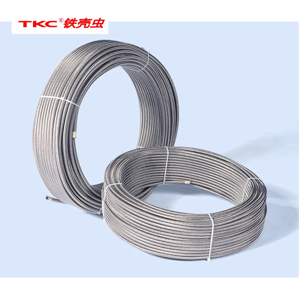 TKC ptfe corrugated tube ptfe corrugated tube stainless steel braided hoses