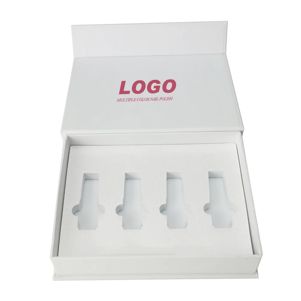 Custom logo printed hat clothing lash rigid boxes magnetic clamshell flip paper gift packaging box with eva