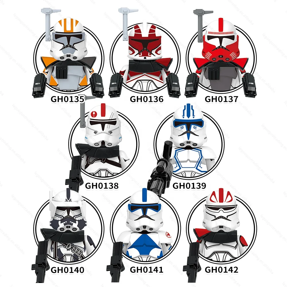 LEGUOGUO Space Wars gift Clone Trooper Droids Hardcase 212th Arc Trooper Building Blocks sets Toys for Kids child gift G0118