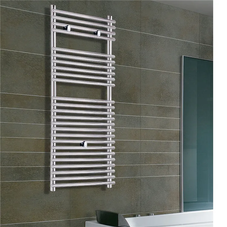 AVONFLOW Fashionable Chrome Powder coating Steel  hot Water towel rail heating Radiator for home