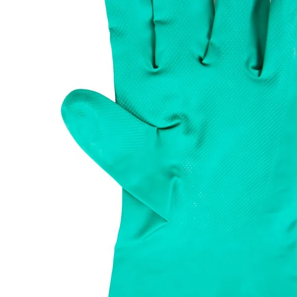 Thick Latex 92600 guantes induatriales Green Nitrile Hand Work Gloves for Industrial