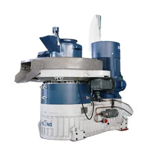 Grass pellet production line Yulong pellet mill 1.5-2ton wood pellet production line