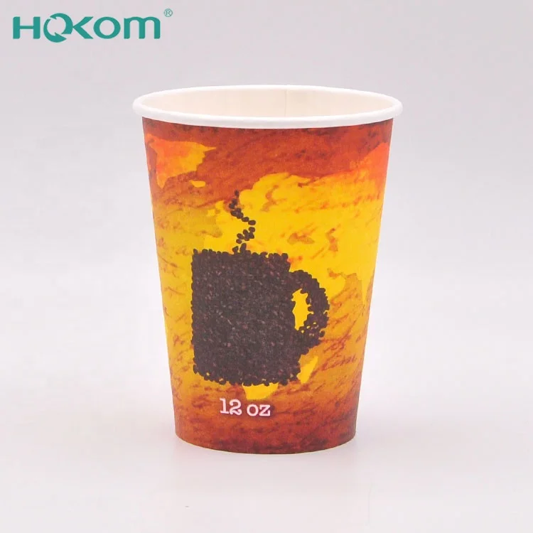 Hokom High quality eco-friendly paper cups for hot drinks disposable coffee paper cups