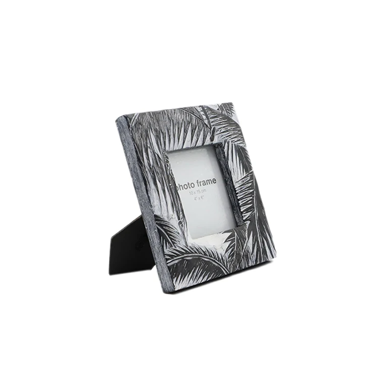 
Resin Mini Handcraft Mother Day Memorial Art Macrame Retro Photo Frame For Wedding 