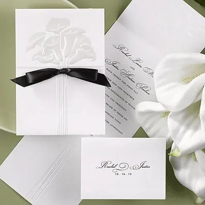 S & Q Королевский Свадебная пригласительная открытка (I001-020)