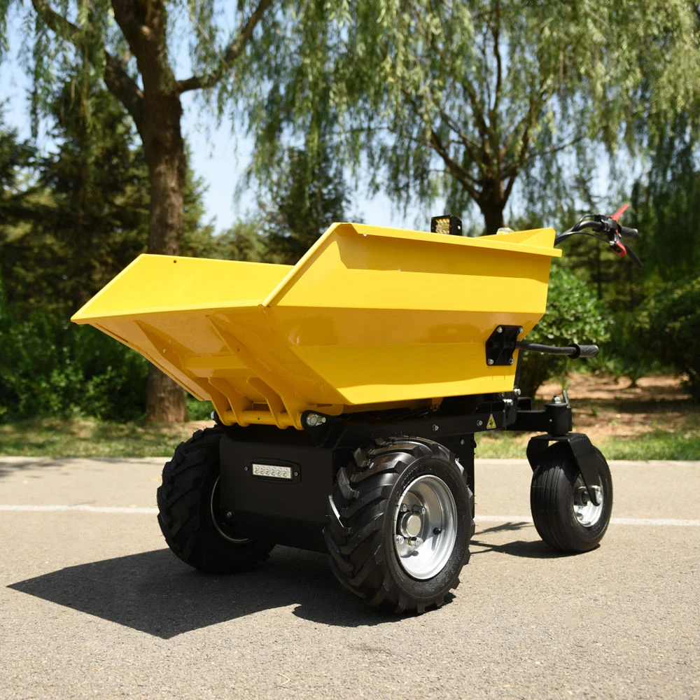 Free Shipping 500KG hydraulic Site Small Truck Loader Mini Electric Power Wheel Barrow Dumper