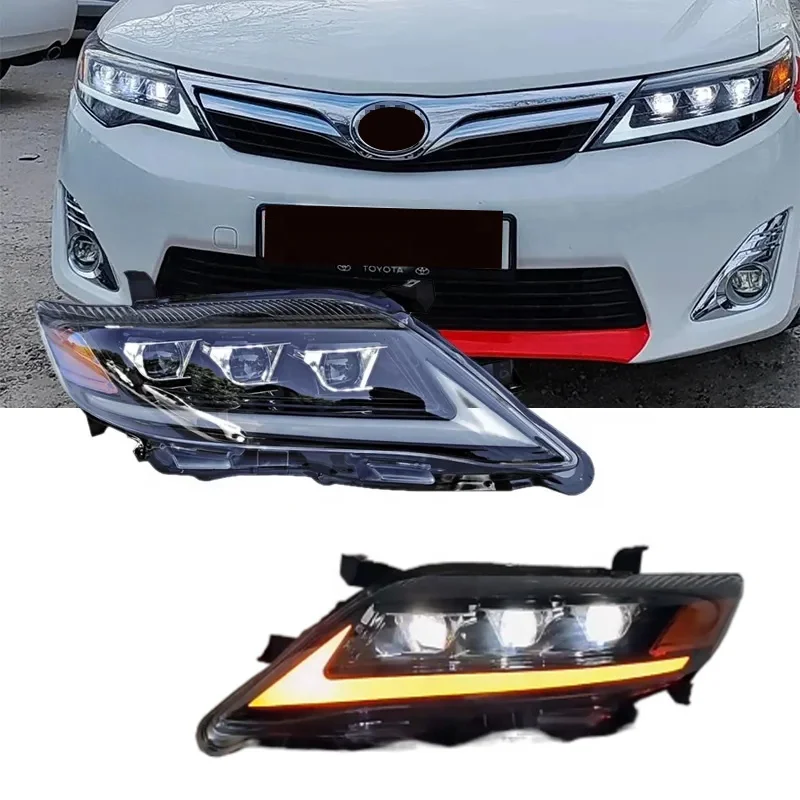 KLT  New Style LED HEAD LAMP For CAMRY Headlight Headlights Auto Headlight for 2007-2011 2012 -2014 CAMRY Head lamps