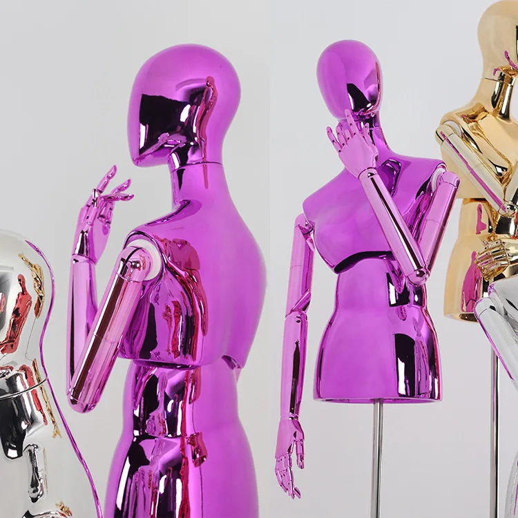 Colorful Window Display Fiberglass Female Torso Cloth Mannequin Window Display Mannequin