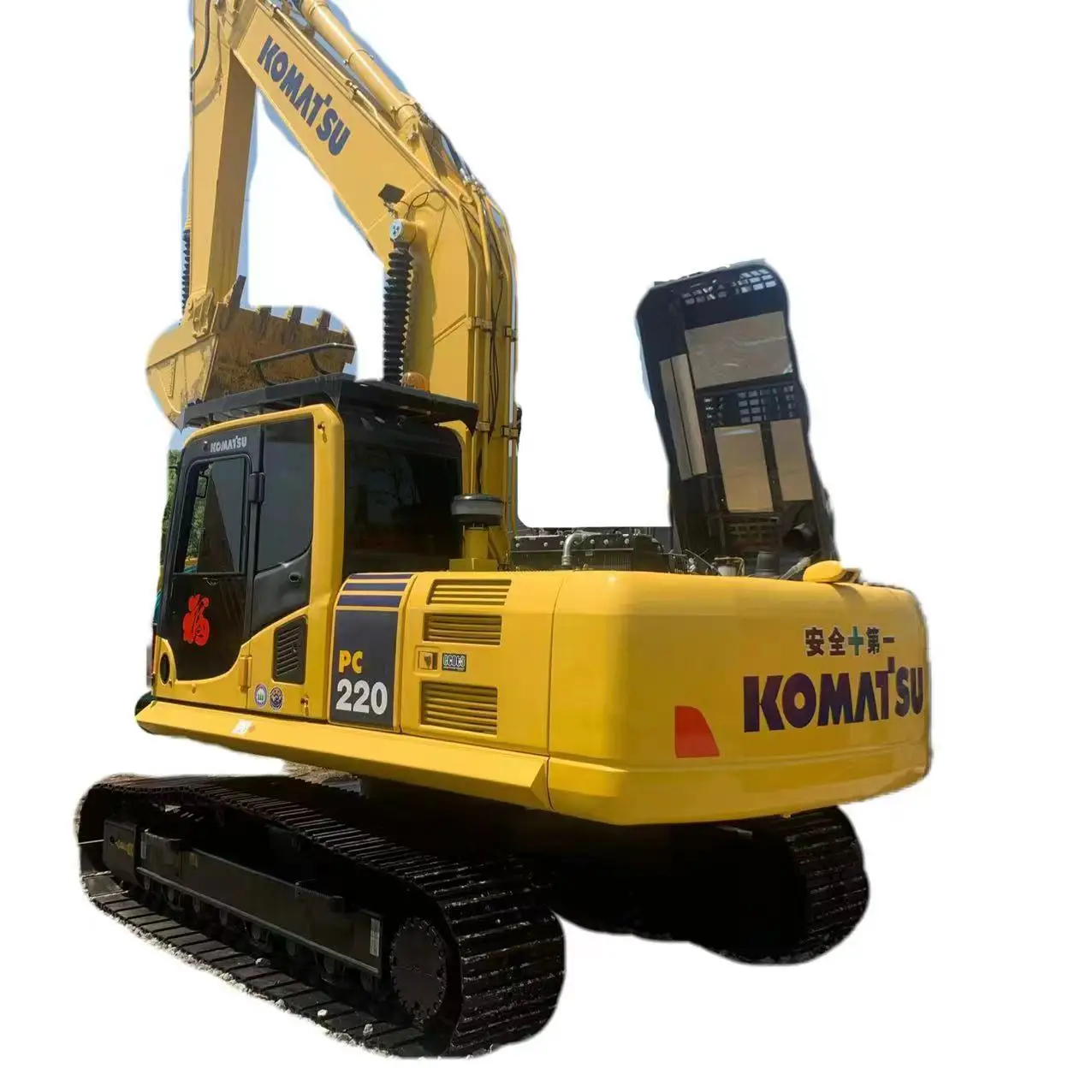 Гусеничный экскаватор KOMATSU PC220 большое гидравлическое строительное оборудование 20 тонн Багер-экскаватор