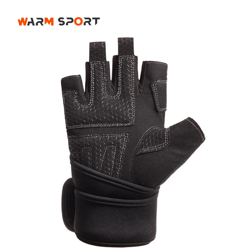 Wholesale Custom Logo Gym Weightlifting Breathable Fitness Half Finger Hand Sports gym Gloves For men