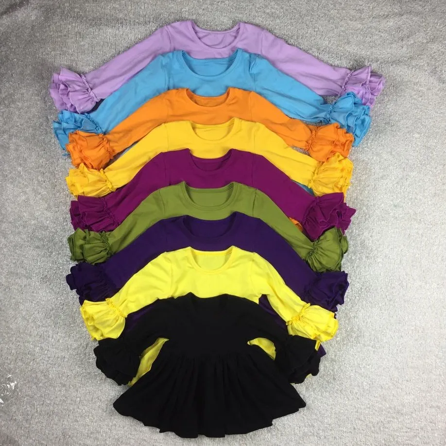 
2020 baby girls cotton fall clothing winter top toddler dresses 