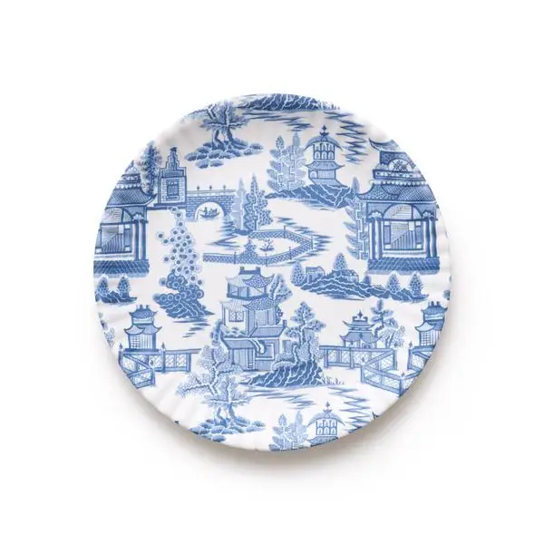 
China Manufacturer Different Diameter Custom Printed On Melamine Plates For Dinning Table 