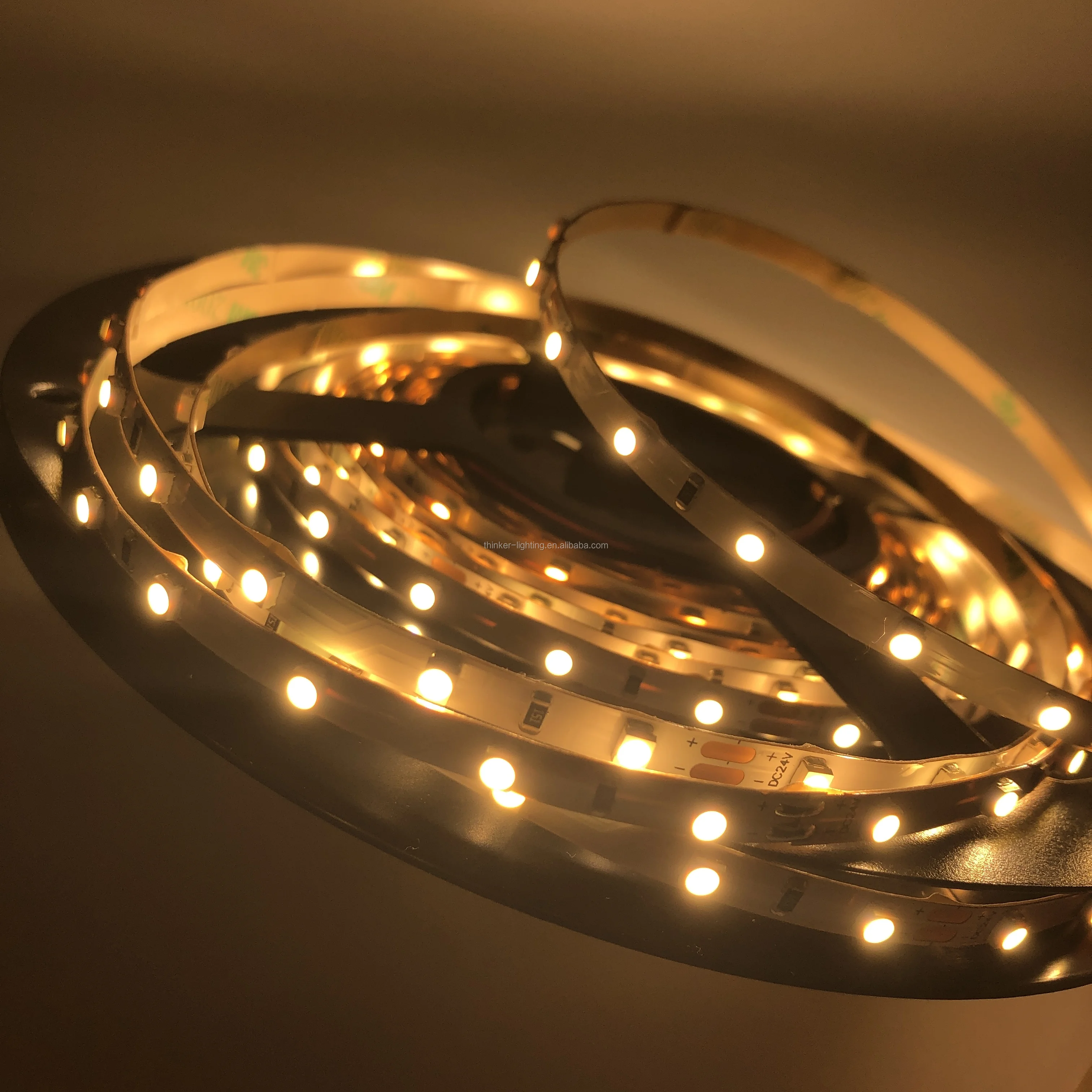 New Hot Sale 8mm DC12/24V 4.8W Waterproof SMD3528 60LEDs Flexible LED Strip Light