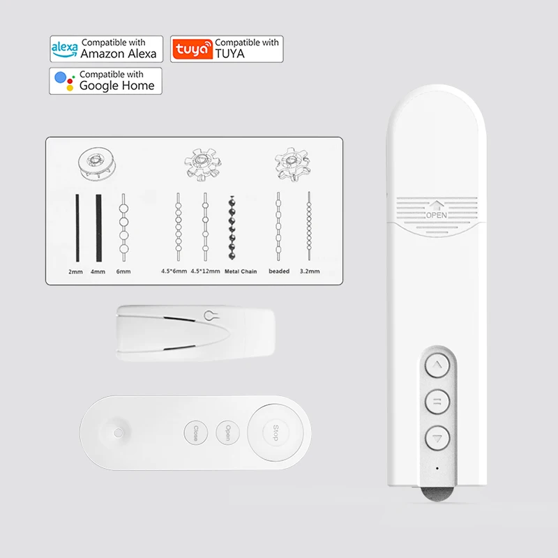 WIFI беспроводной мотор для штор с аккумулятором
