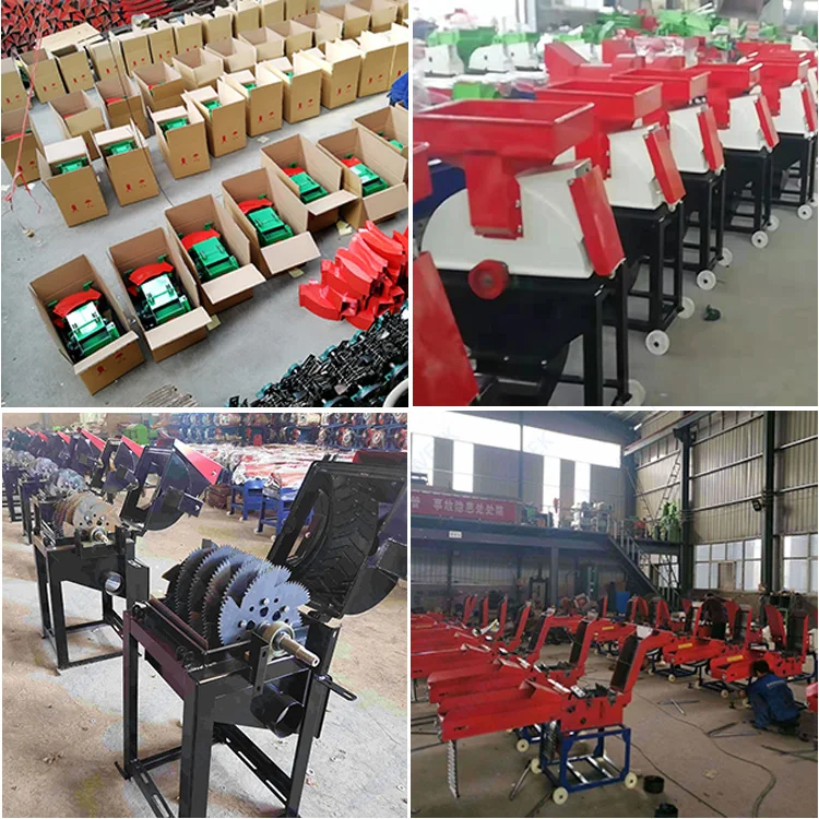 NEWEEK multi-function for dairy farm  hay chopper machine dry maize stalk cotton straw hay cutter crusher