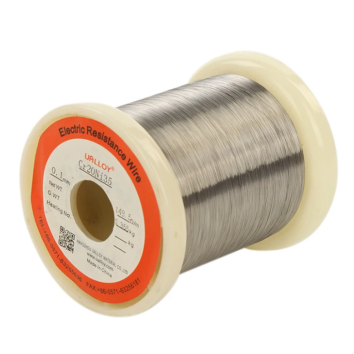 Ni35Cr20 Chromel D Nikrothal 40 HAI-NiCr 40 Tophet D Chromex 35-20 Ni-Cr Alloy D Heating Resistance Wire