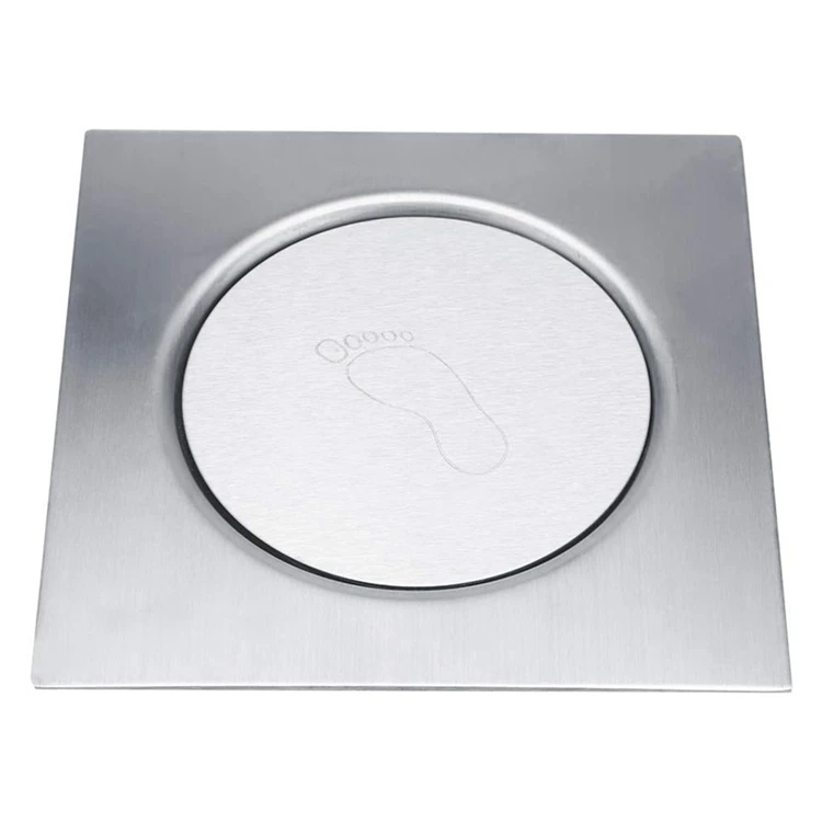 HF 6 Inches Stainless Steel Anti Odor Cockroac ss Floor Trap Drain Pop-up Shower Drain