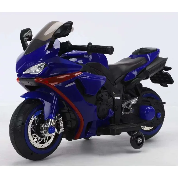 Istaride Red Ride-On Car with Remote Control Powered by Battery Unisex Powerwheels Mini Electric Motorcycle for Kids