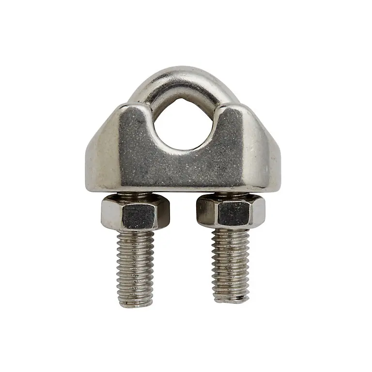 Adjustable galvanized steel wire rope clamp DIN741 carbon steel clip cable clamp assembly cable connecting clamp