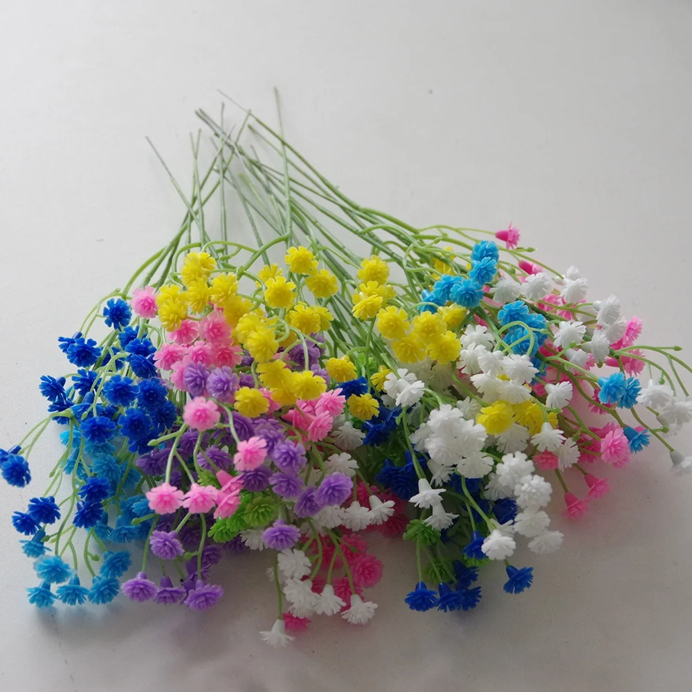 Best selling wedding decoration Gypsophila flower bouquets artificial baby breath flower