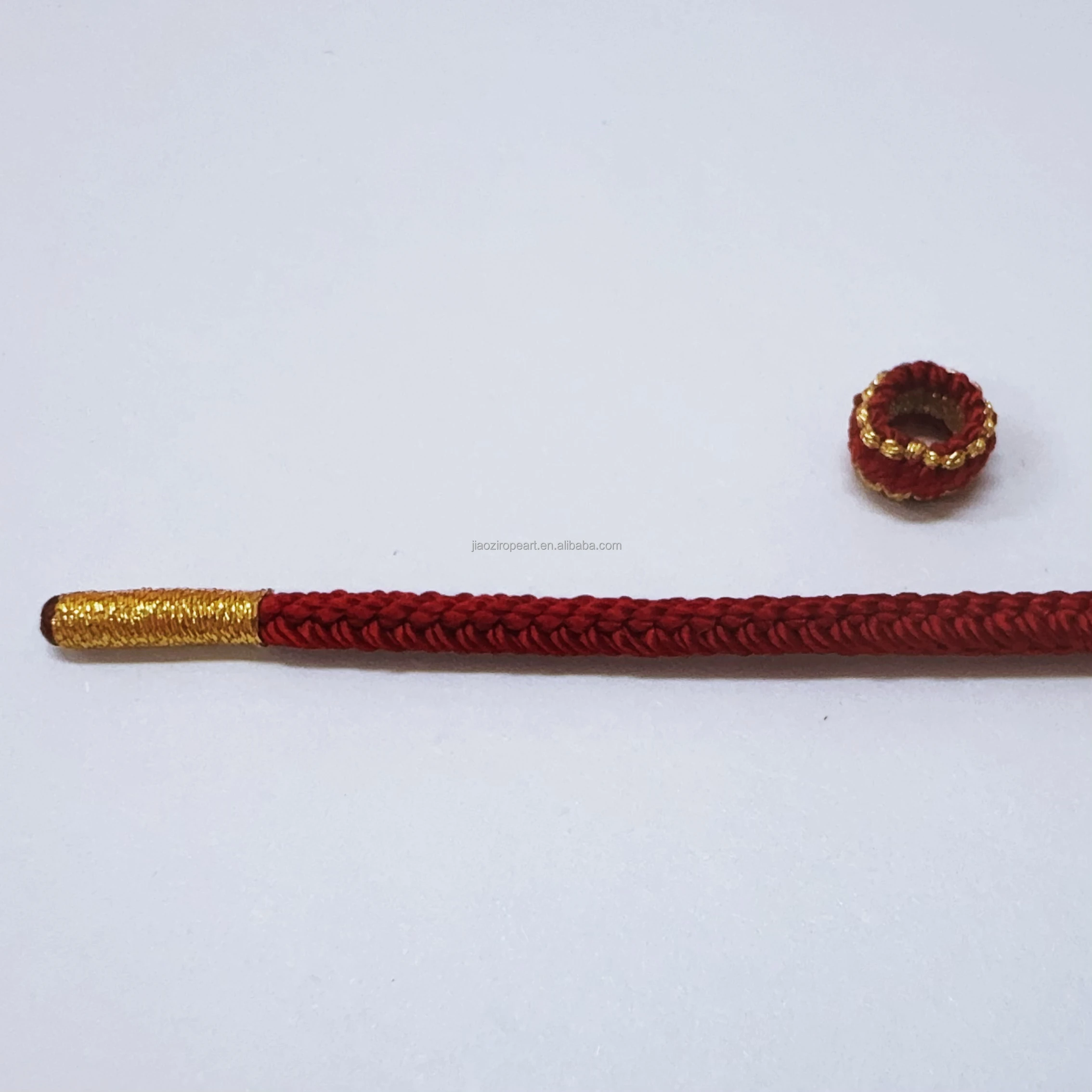 Handmade Peach Blossom Knot Bracelet 3mm/2.5mm/2mm Trendy Style Fashion String Jewelry with Chinese Elements