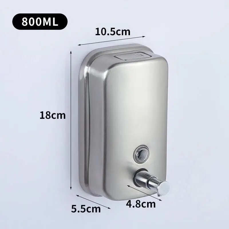 High Quality Wall Mount Hand Soap Dispenser Hotel Manual Liquid Soap Dispenser Sink Soap Dispenser for Bathroom & Kitchen