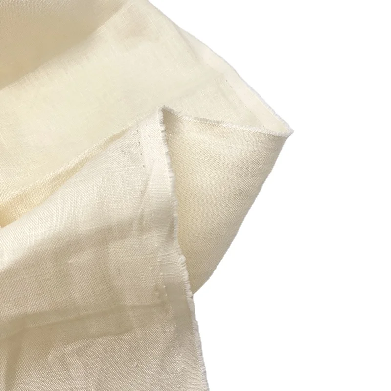 Hot product 100% linen fabric 14*14  for dress  100 linen fabric