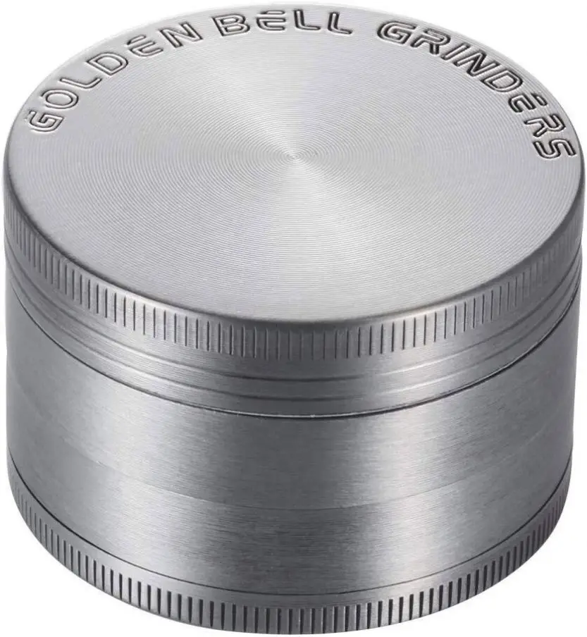 Golden Bell 4 Piece 2 Spice Herb Grinder