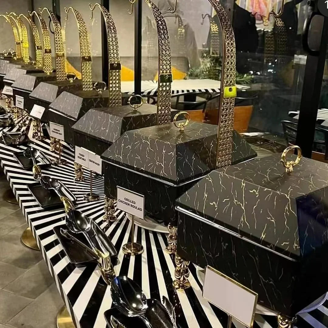 Factory Price Food Warmer For Wedding Party Commercial Catering Equipment Chafing Dishes Hotel Heating Food Chefing Dish