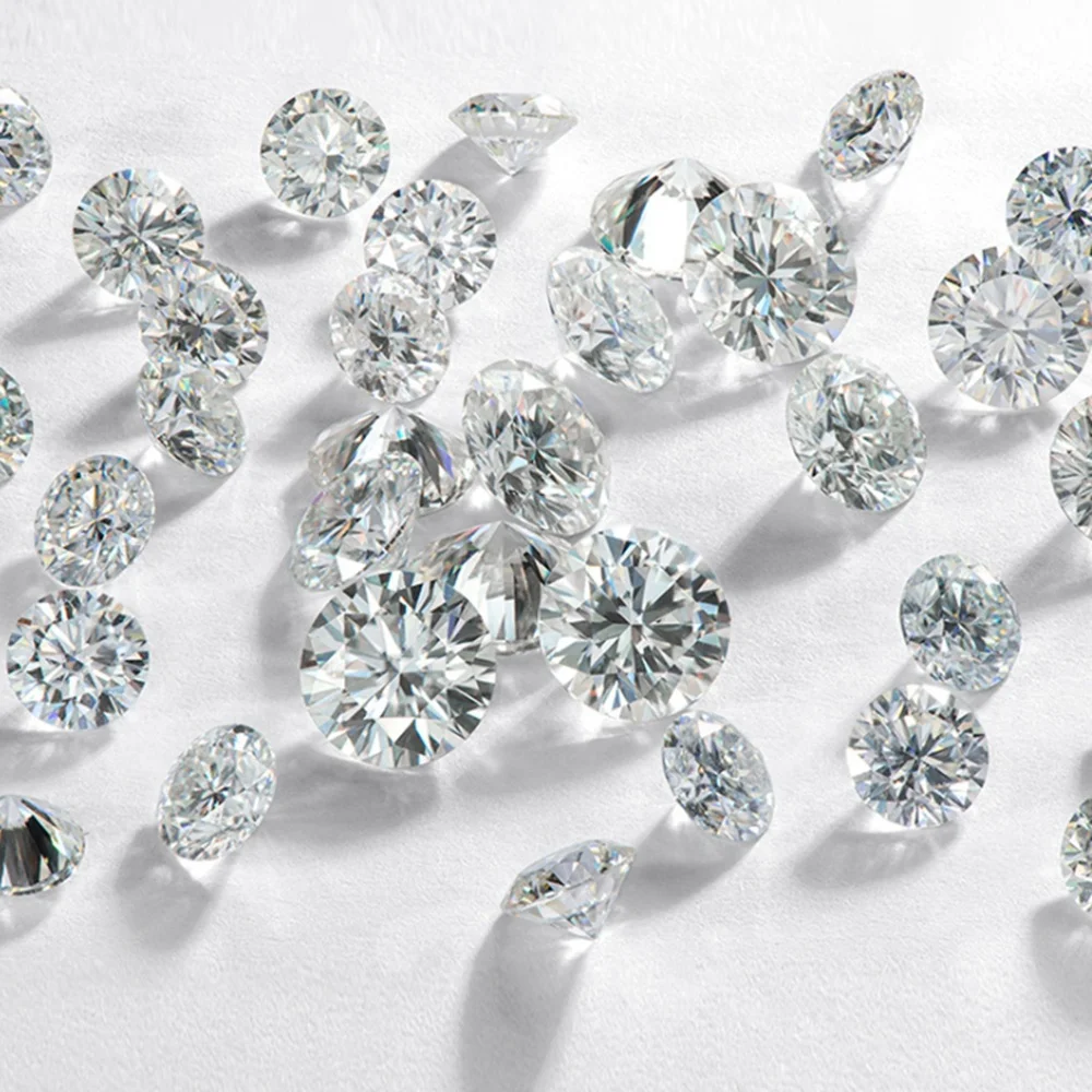 Оптовая цена, сертифицированный бриллиант с муассанитом насыпью D, цена за карат