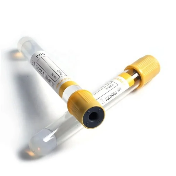 Yellow blood Serum collection tube