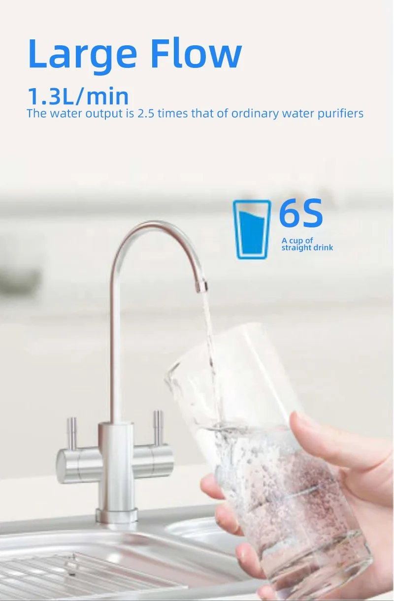 500G Large Flow Rate RO Water Filter Purifier OEM Commercial Ro Water Purifier Under sink water filter