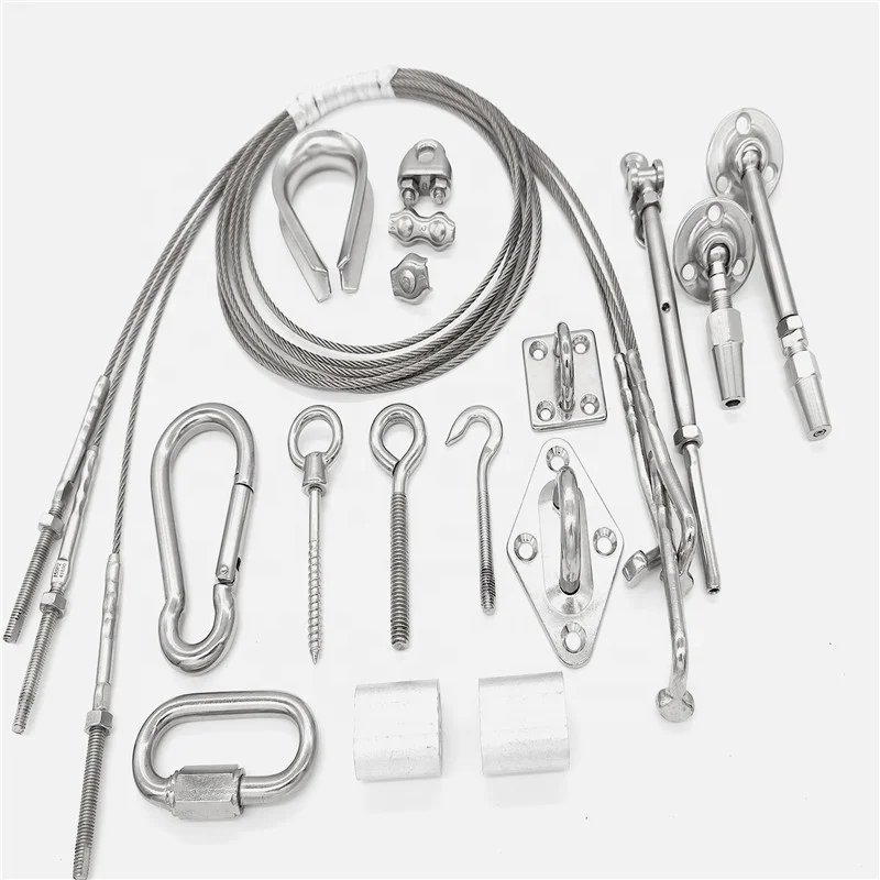 Wire rope  6mm 1/4 Stainless Steel Wire Rope Cable Railing Hardware