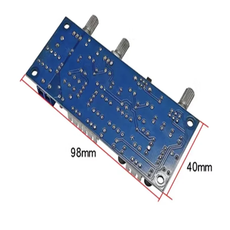 Dual NE5532 low-pass filter front stage board 2.1 channel phase adjustable ultra subwoofer tone board