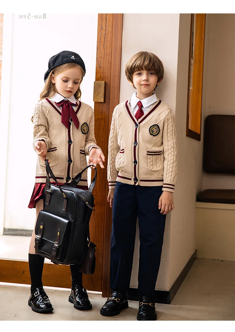 new winter wholesale kindergarten school shirts uniform white designs 3 pieces custom uniform school