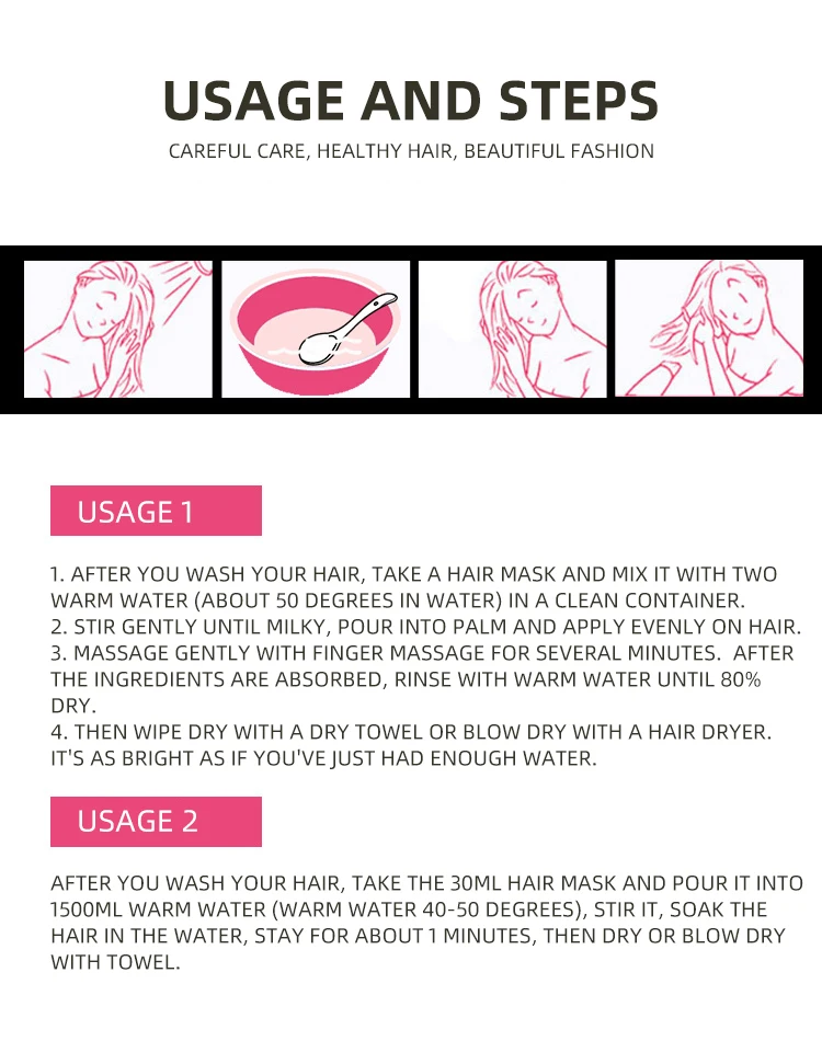 
Farger Cheap Price Washami Rice Argan Oil Creamy Pro Fiber Hair Mask In Bulk 