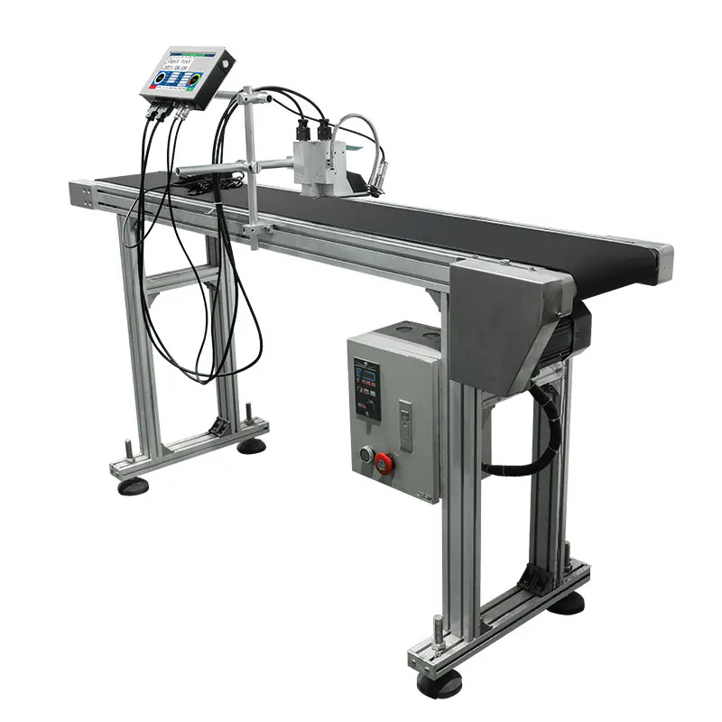 Factory Supply Automatic Online Inkjet Coding Machine Date Inkjet Printer With New Paging Conveyor Belt Machine