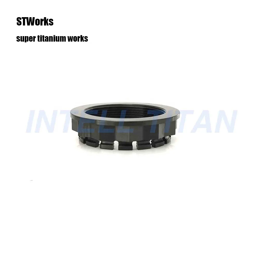 Shaped Titanium nut DUCATI Titanium motorcycle axle nut M48*1.5