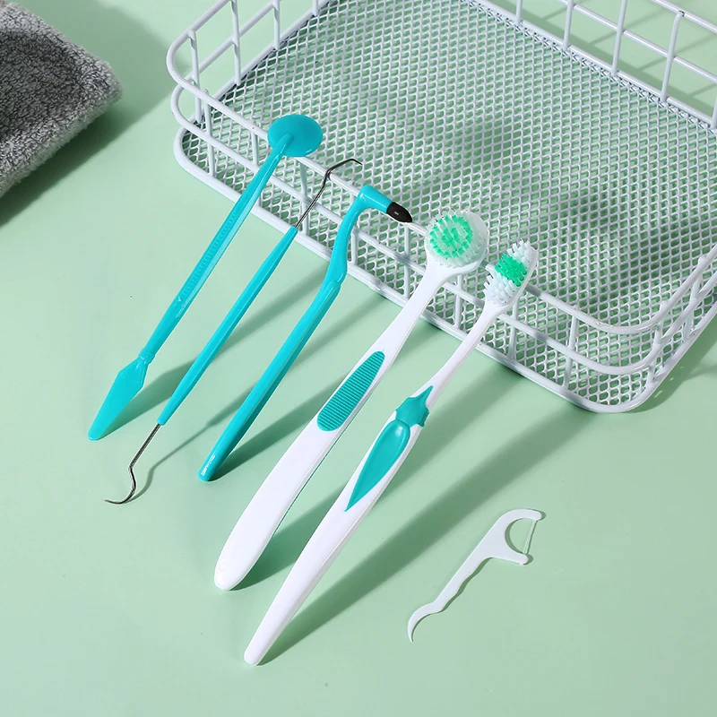 8pcs Dental Teeth oral care personal Hygiene oral kit/Orthodontic Toothbrush Kit