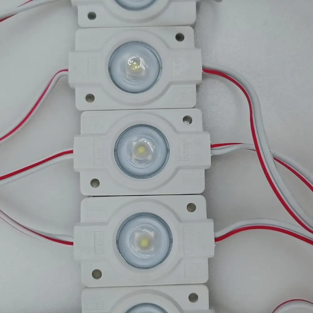 5054SMD Bright 140lm 1.5W 160 degree 12V DC LED module light with lens