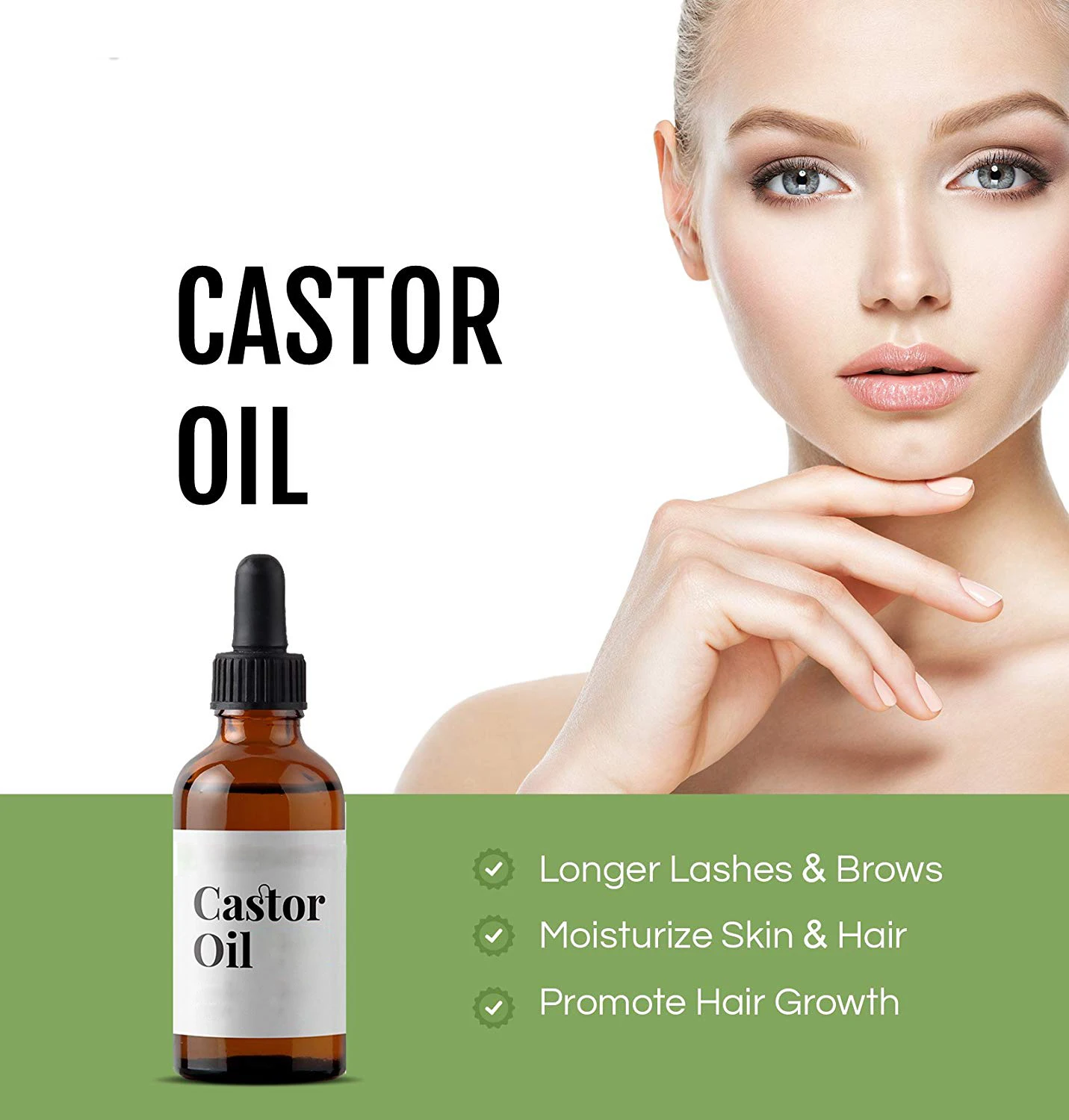 
MSDS 100% Pure Organic Cold Pressed Refined Hair Growth Eyelashes Eyebrows Indian Castor Oil 