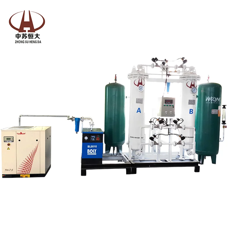 100lpm Oxygen Cylinder Machine Portable Oxygen Making Machine Absorbent Oxygens Pack Plant