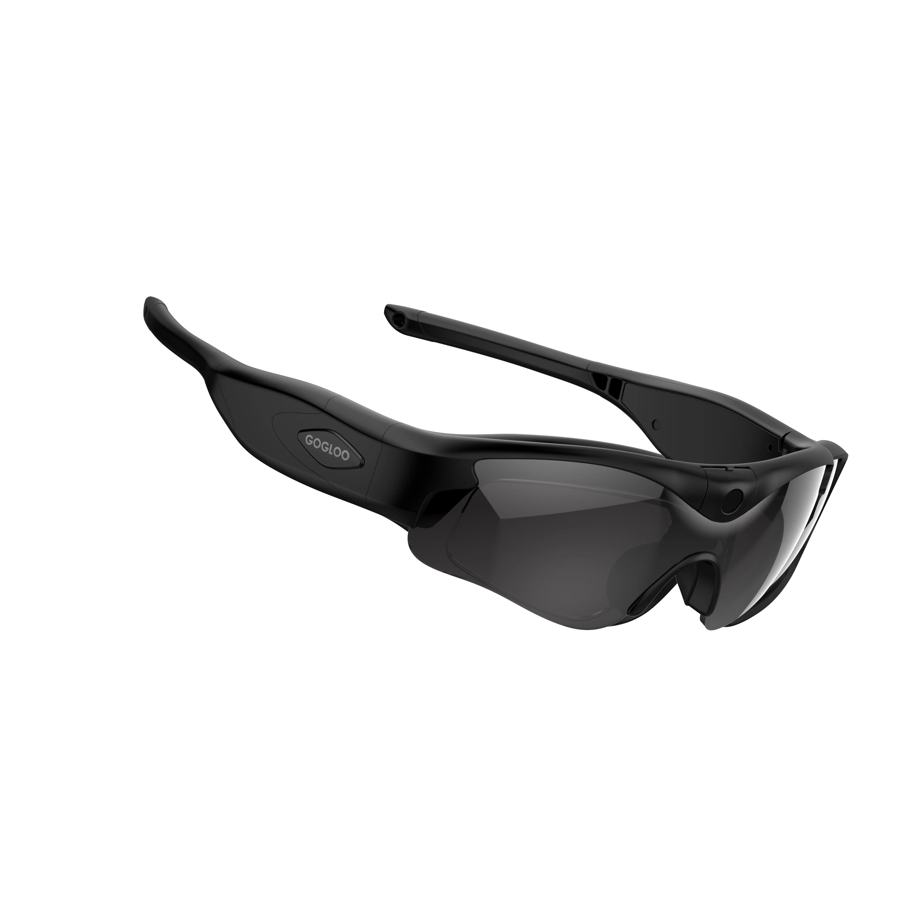 Gogloo E7 High performance 1080P glasses camera wifi for Sports bike fishing (matte black)
