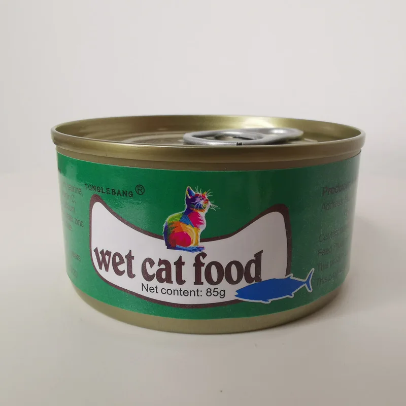 Factory  High Quality Delicious Jelly Can Visceral  Canned Chicken  Wet Cat Pet Food