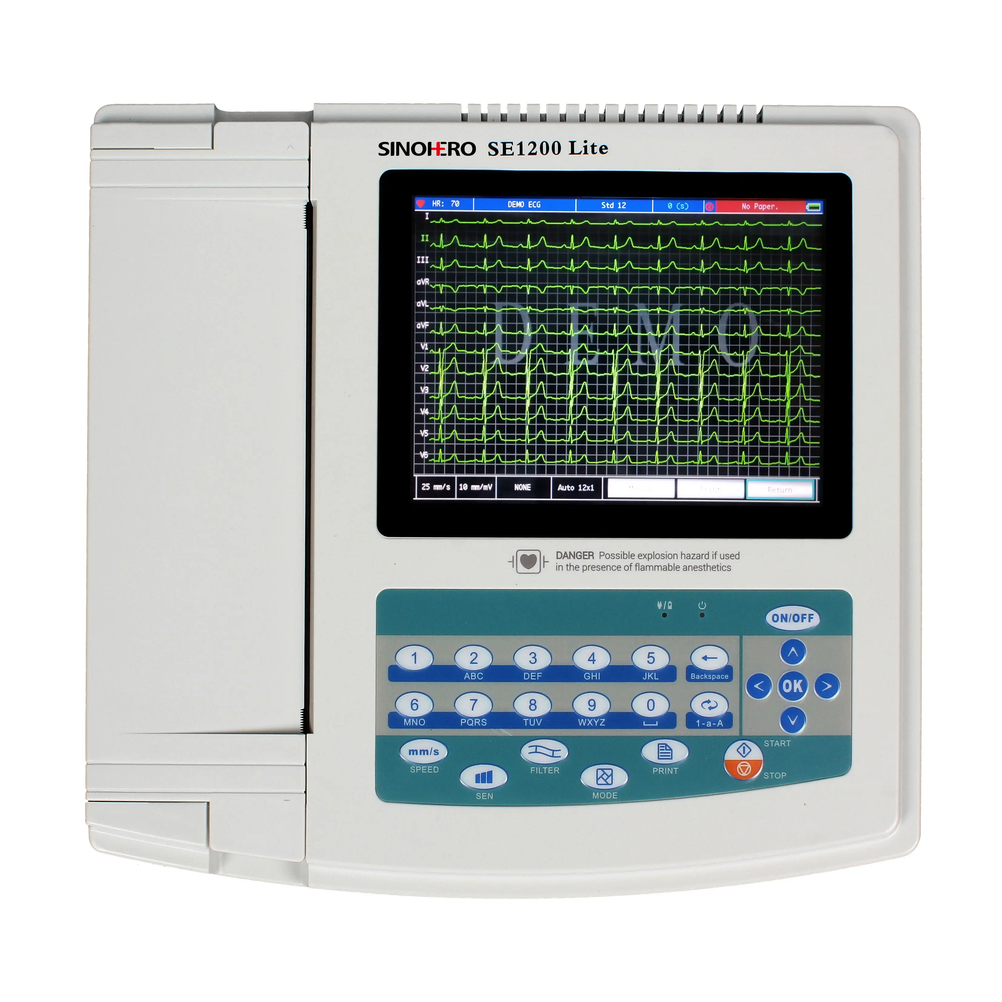 SINOHERO SE1200lite Ce Ecg Electrocardiograph 12 Leads 12 Channel Digital Portable Ecg Machine